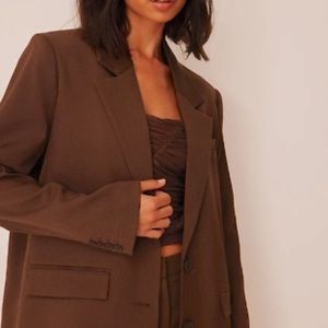 New with Tags - Brown Zara Blazer - M